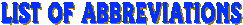 List of abbreviations